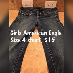 Girls american eagle jeans